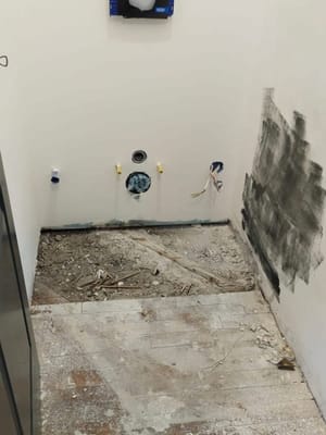 WC pendant rénovation